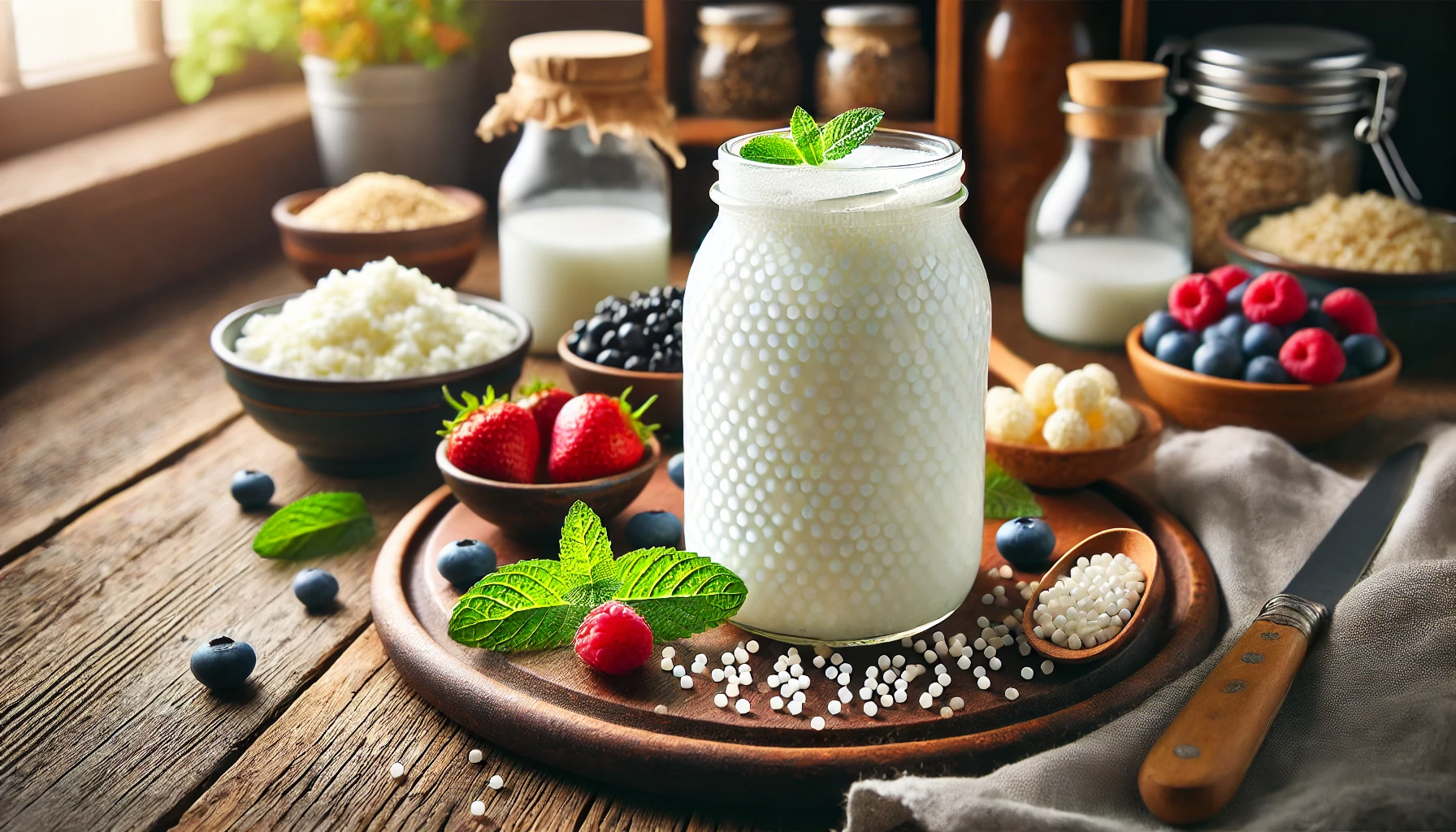 Kefir probiotic protein-rich and strengthens the immune system